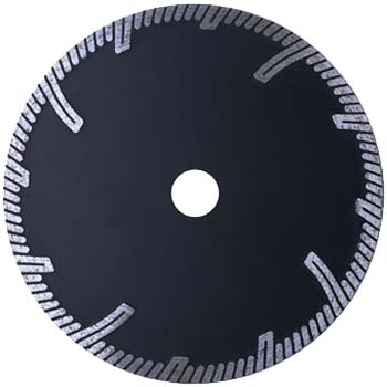 Hot Pressed Sintered Turbo Rim Saw Blade With Protective Square Teeth