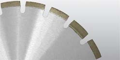 Laser Welded Blades With Segment Type 1 for Asphalt & Green Concrete