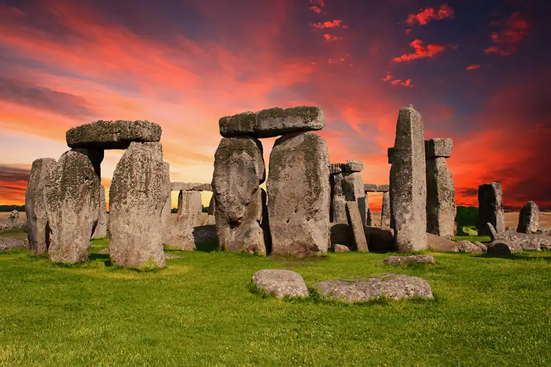 Stonehenge in ancient England